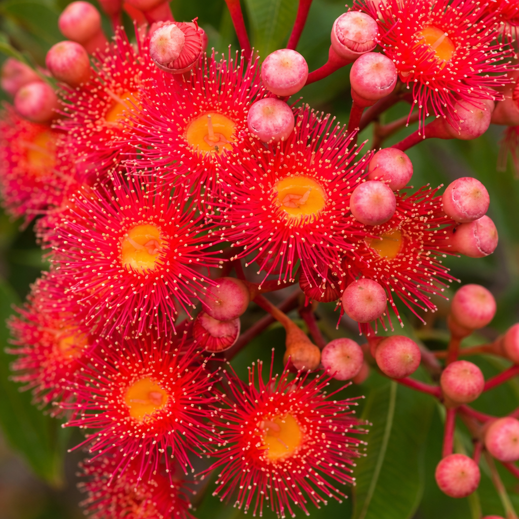 Dwarf Eucalyptus ‘Wildfire’ (Corymbia ficifolia) - Ladybird Nursery