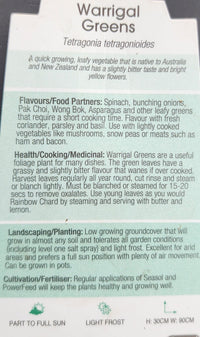 Warrigal Greens - Ladybird Nursery