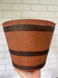 Wine Barrel Pot (PICK UP ONLY)