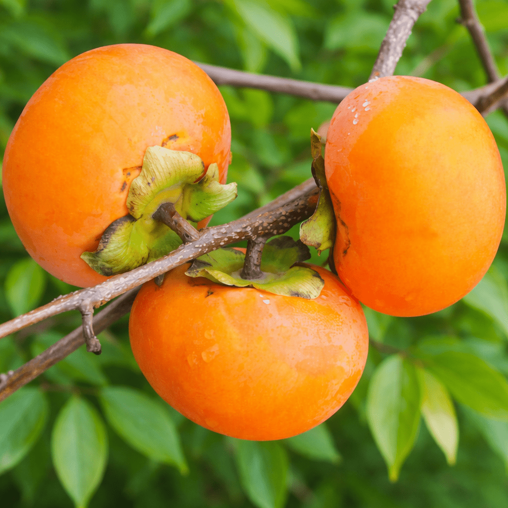 Dwarf Persimmon ‘Ichikikijiro’ (Non - Astringent) - Ladybird Nursery
