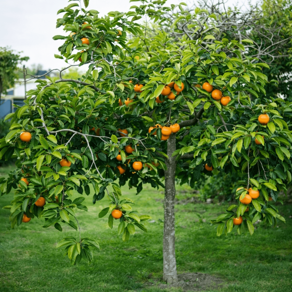 Persimmon ‘Fuyu’ (Non - Astringent) - Ladybird Nursery