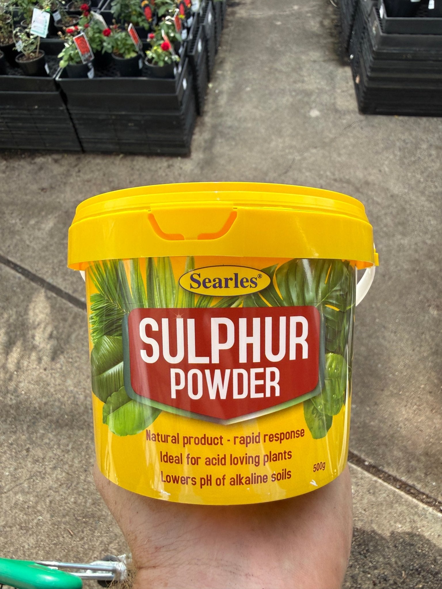 Searles Sulphur Powder 500g Tub - Ladybird Nursery