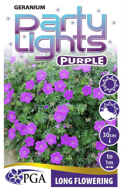 Geranium 'Party Lights Purple'