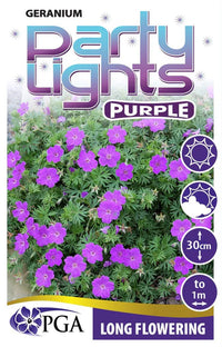 Geranium 'Party Lights Purple'