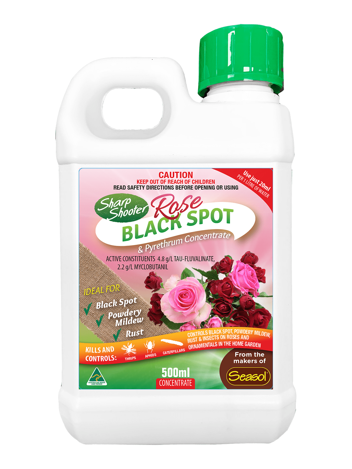 500ml Sharp Shooter ‘Rose Black Spot & Insect Concentrate’ - Ladybird Nursery