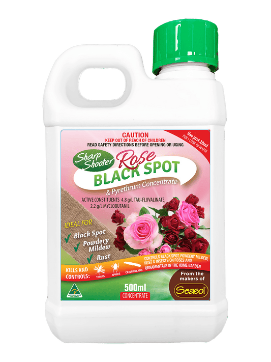 500ml Sharp Shooter ‘Rose Black Spot & Insect Concentrate’ - Ladybird Nursery