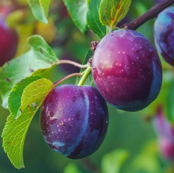 Dwarf Plum 'Robe De Sergeant' - Ladybird Nursery