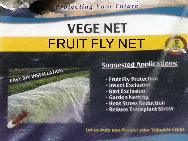 Fruit Fly Insect Protection Net 6m x 10m - Ladybird Nursery