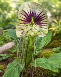 White Moon Bat Plant - Large