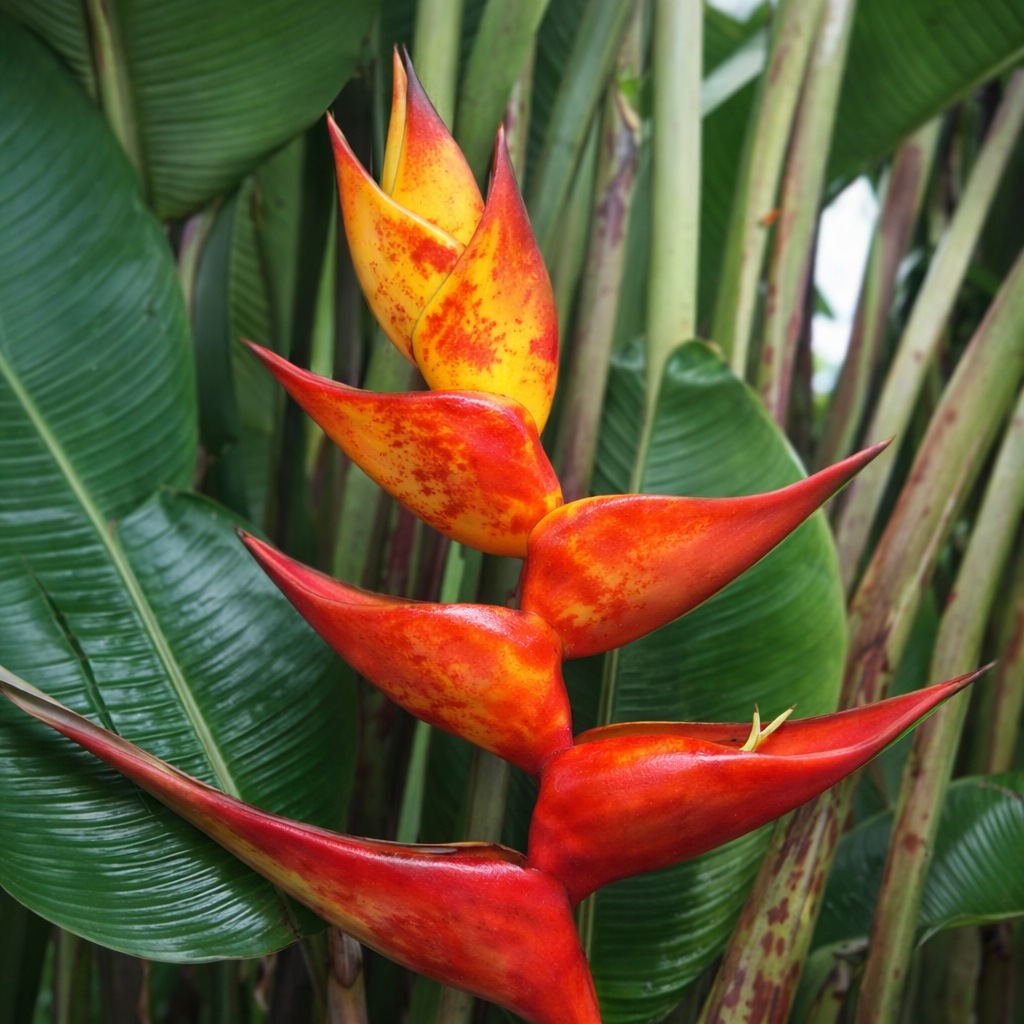 Heliconia 'Splash' (champneiana) - Ladybird Nursery