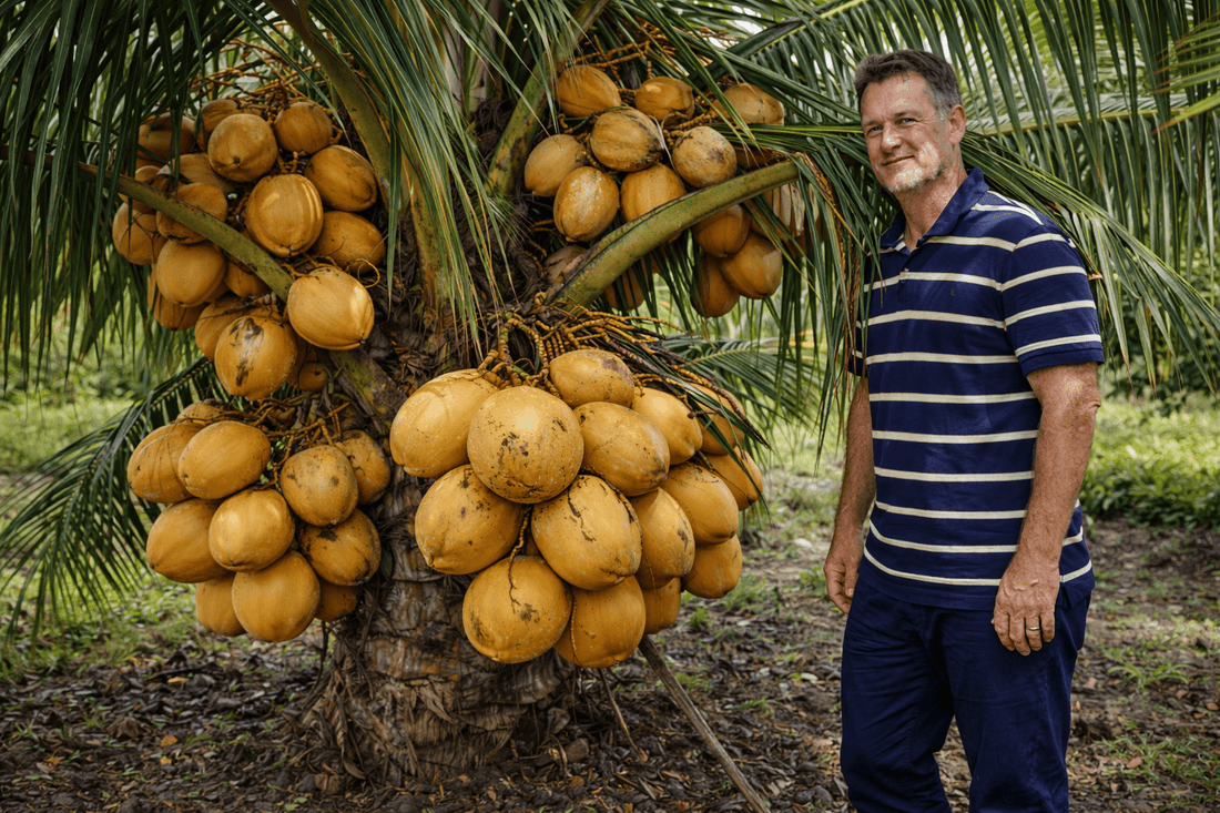 Malay Dwarf Gold Coconut Tree - Ladybird Nursery